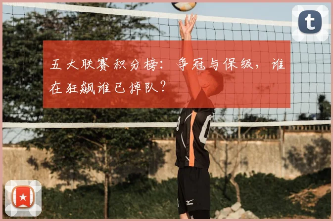 五大联赛积分榜:争冠与保级,谁在狂飙谁已掉队?